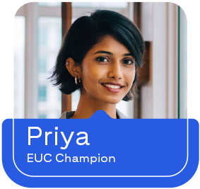 Image de Priya : EUC Champion